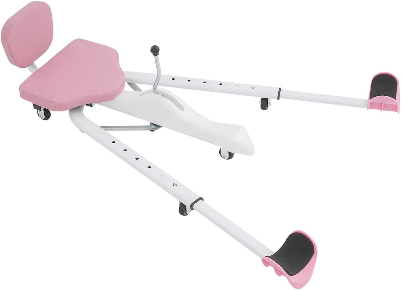 Split Machine, 11*50in Leg Stretcher Machine Professional Split Trainer Leg Stretching Trainer Timer Practical Handle Convenient Wheels 330.69lbs Load-Bearing Capacity 6 Levels Adjustable