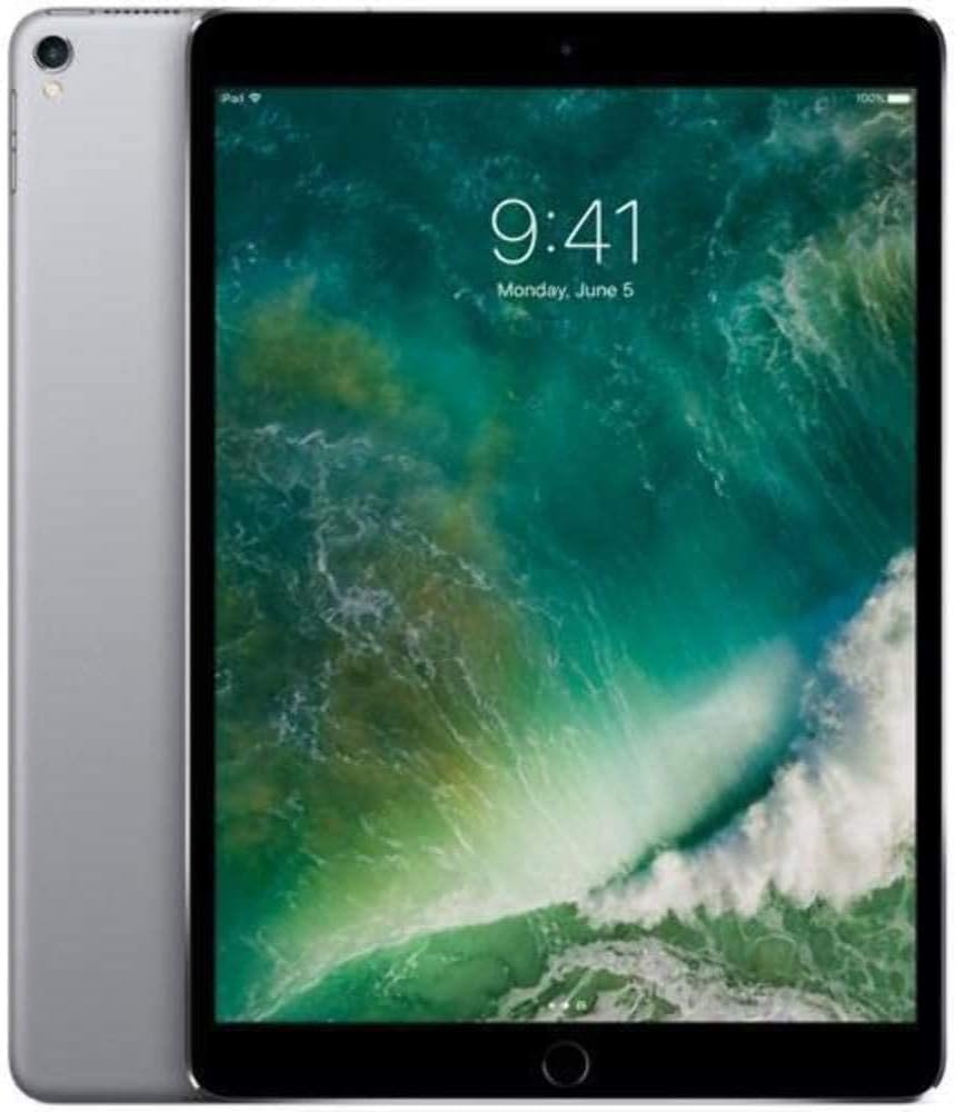 Apple 2017 iPad Pro (10.5-inch, Wi-Fi + Cellular, 256GB) Space Gray (Renewed)