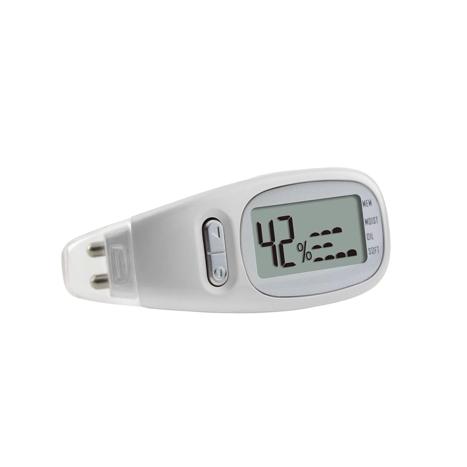 Portable digital facial moisture tester skin analyzer facial hydration corneometer skin hydration meter water oil tester for face skin care with backlight LCD display gifts for girls women