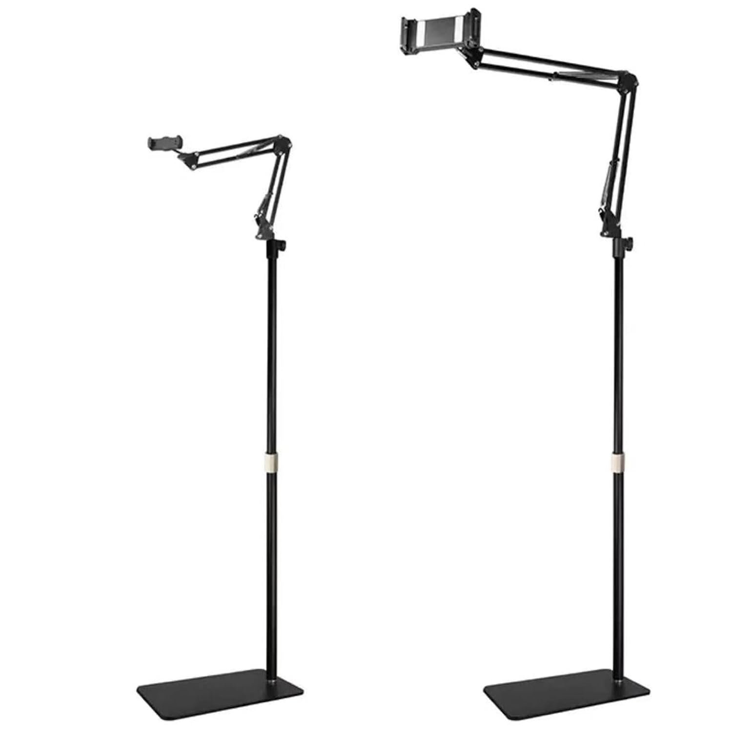 Red Light Therapy Stand – Universal Mobile Stand for Red Light Therapy Panel & Near Infrared Light Devices, Heavy-Duty Holder Adjustable Height & Any-Angle, 360° Swivel Wheel