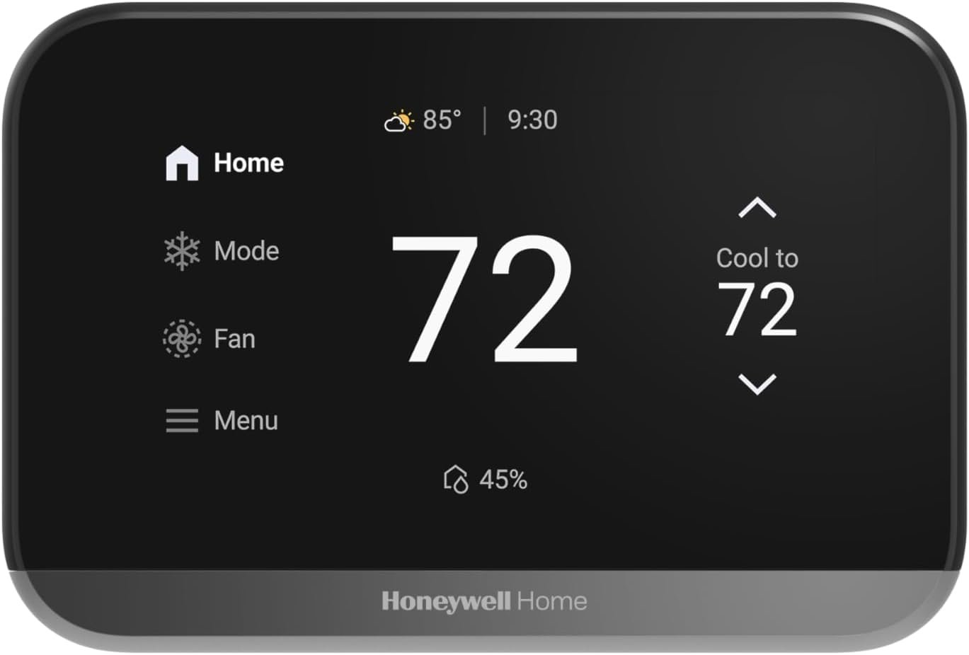 Honeywell Home X7S Smart Programmable Wi-Fi Thermostat with Humidity Monitoring, 4.3″ Customizable Touchscreen Display, Sensor Feature, Energy Star – Works w/Alexa, Matter, Apple, Google