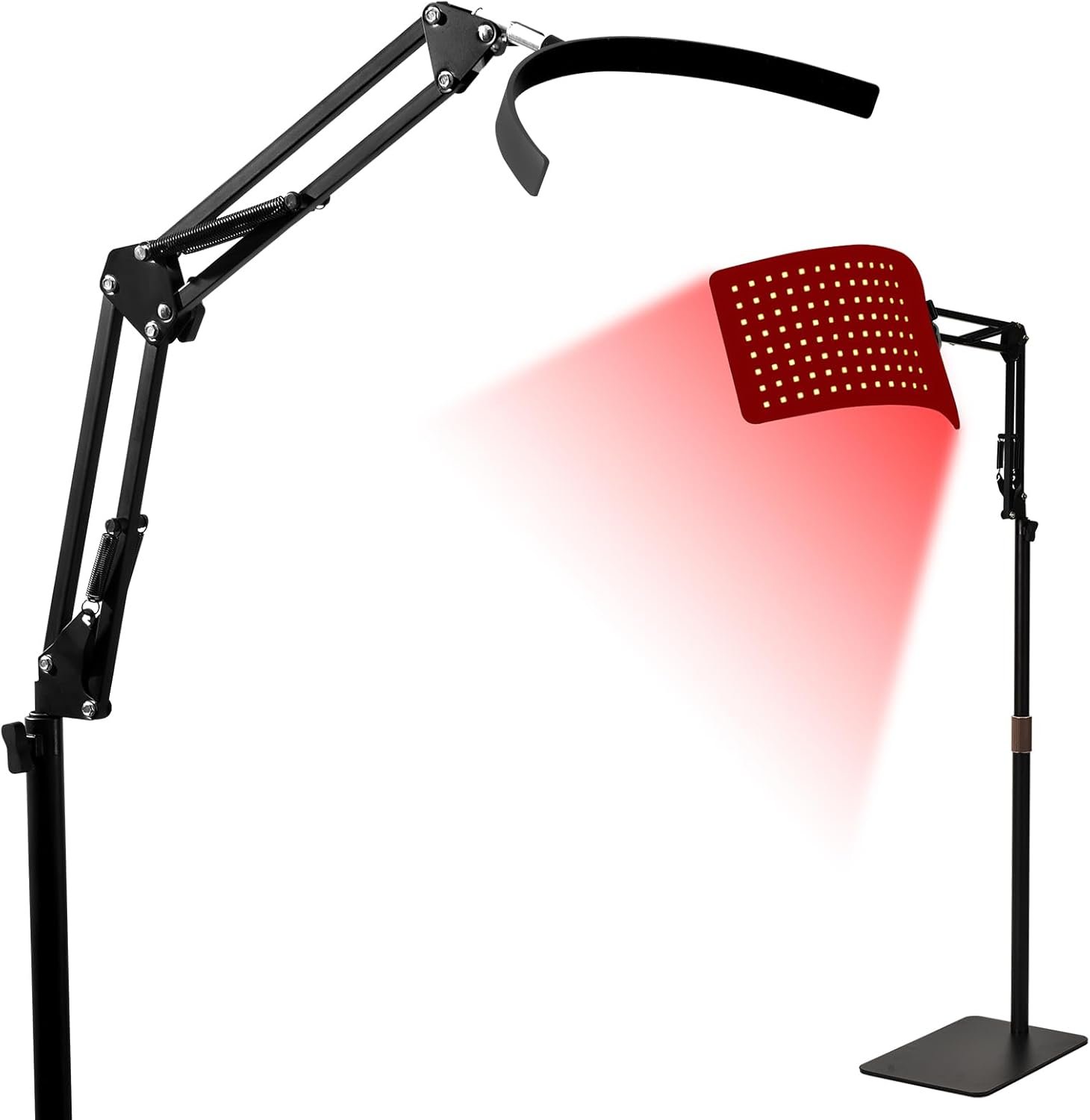 Red Light Therapy Stand, Light Therapy Stand Angle Height Adjustable Holder, Install the Light Therapy Pad on the Stand,You can use it on the Whole Body