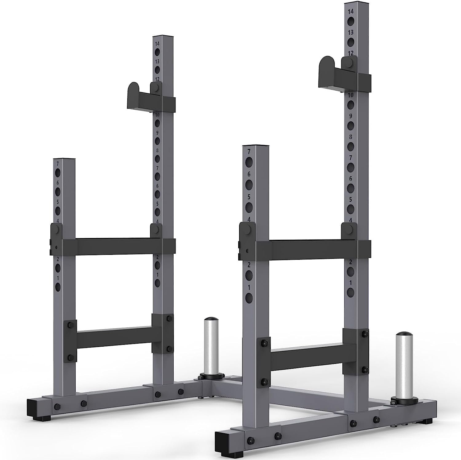 PASYOU Adjustable Squat Power Rack, Multifunction Squat Rack Heavy-Duty Stand, Weight Rack Stand, Push Up Strength Training Dumbbell Rack for Home Gym Equipment, Weight Benches, Max Load 1800 LBS