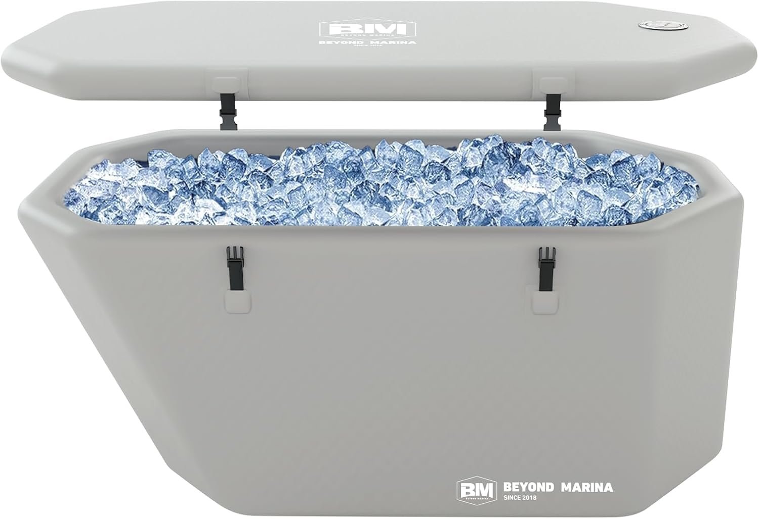 Inflatable Ice Bath Tub for Athletes – Slanted-Edge Cold Plunge Tub Compatible Water Chiller, Insulated Lid, EVA Groundsheet, Backpack, 155 Gallon, 61″ L x 31.5″ W x 24.8″ H