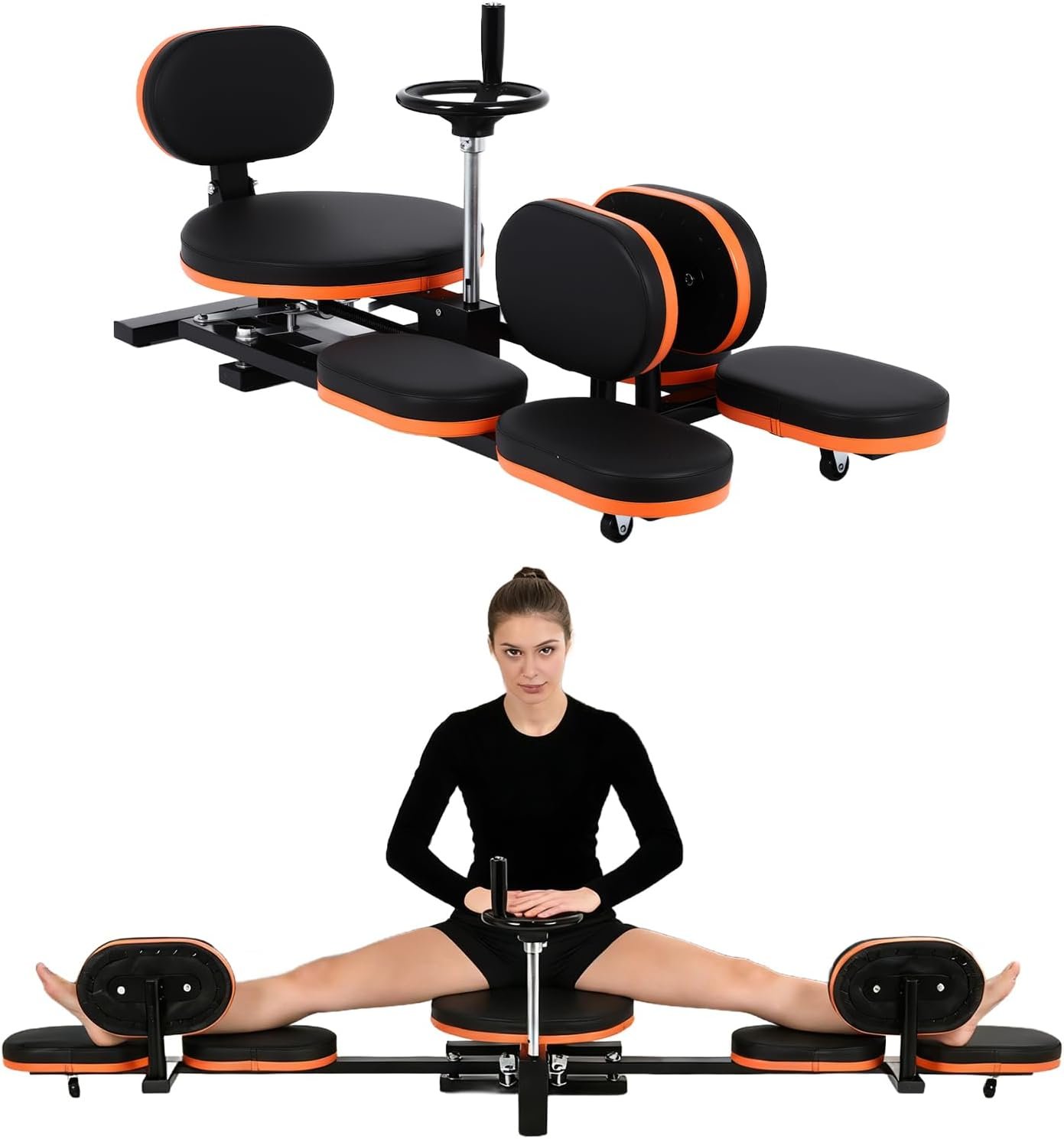 Leg Stretcher,220lbs Heavy Leg Stretch Machine,200° Adjustable Split Machine for Ballet,Home Gym Leg Stretching Training Machine, Suitable for Ballet, Dance, Yoga, Home Gym Dedicated