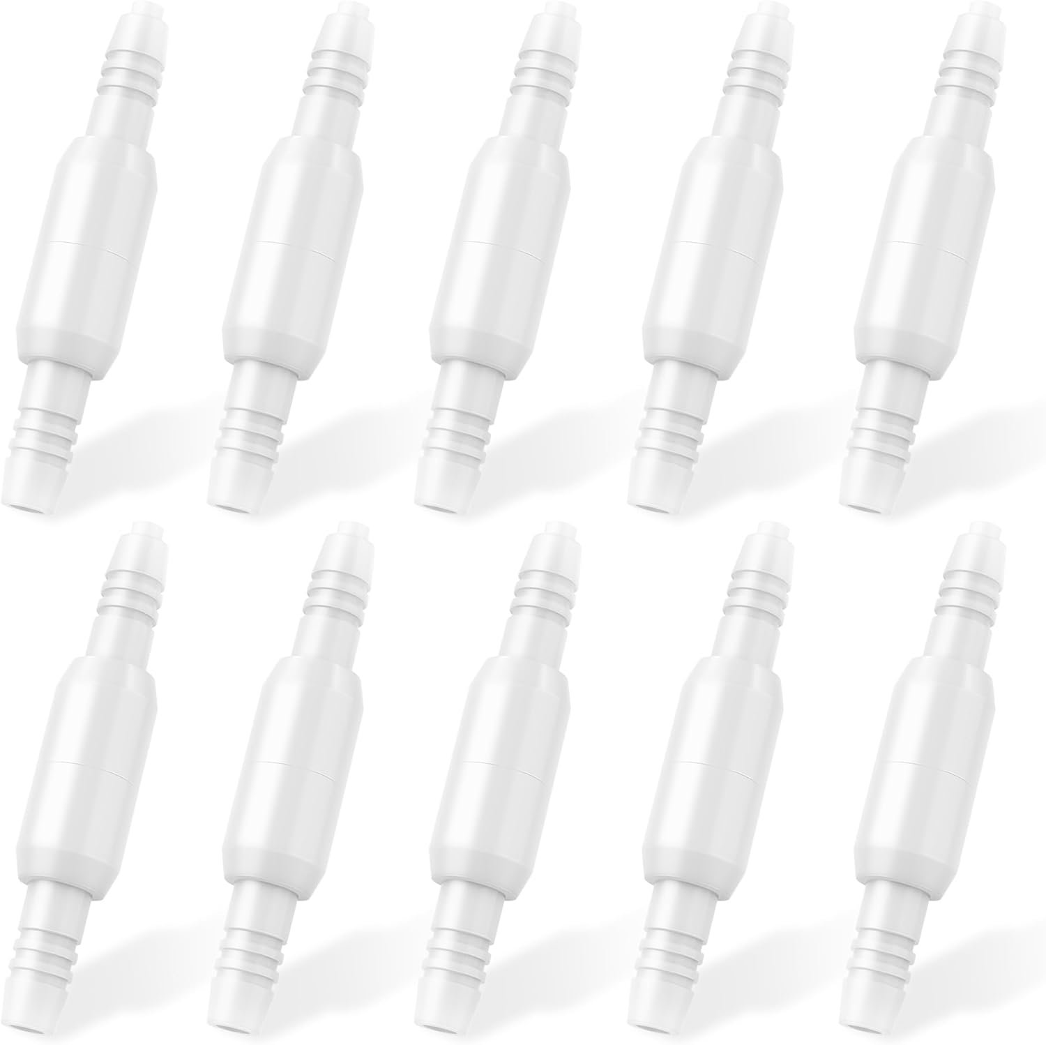 Oxygen Tubing Swivel Connectors – 10-Pack Leak-Proof 360-Degree Rotatable Oxygen Tube Connectors, Oxygen Connector Avoid Tangles