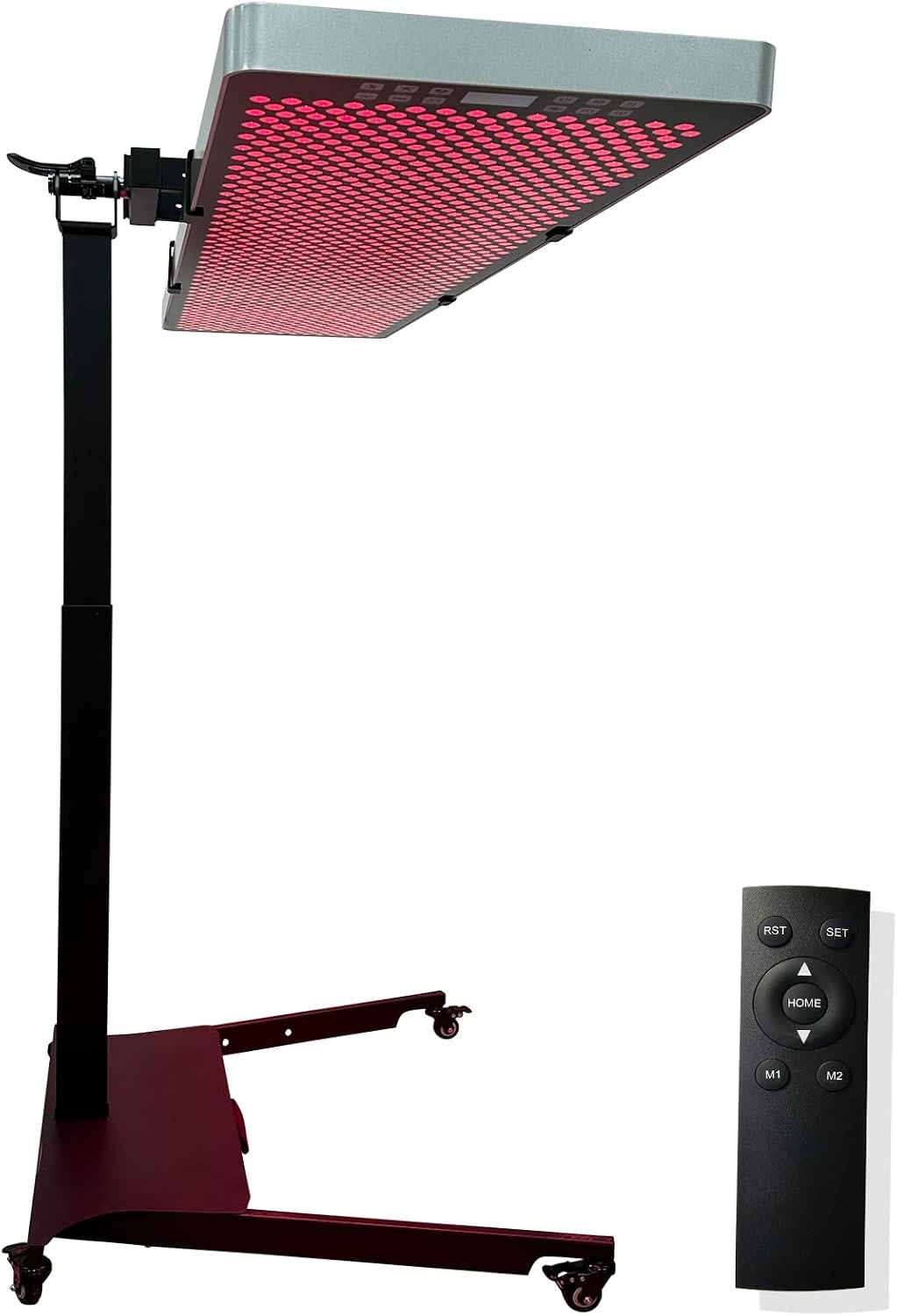 Automatic Horizontal/Vertical Rolling Stand for EXESAS Red-Light Therapy Panels, Horizontal Installation for EXESAS Red Light Devices, (Stand Only, Panel Sold Separately) (Powered)