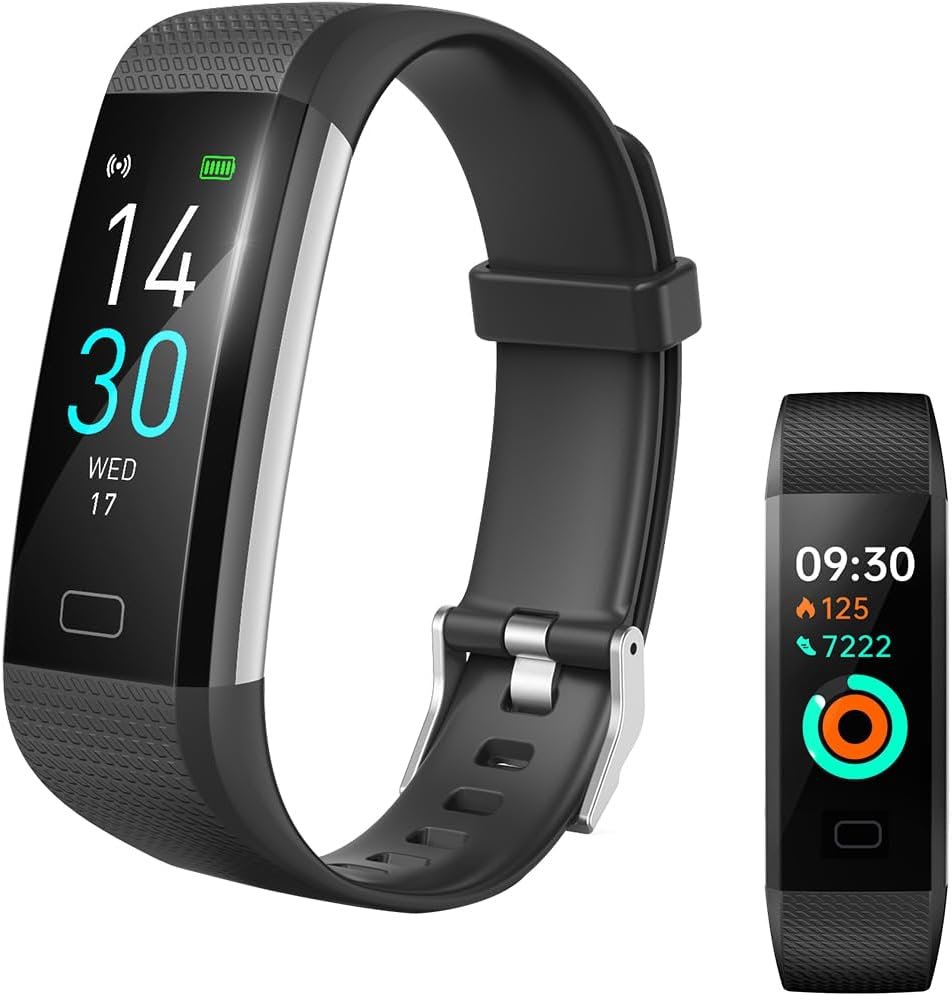 Fitness Tracker with Heart Rate Monitor/Step Counter/Calories, Activity Tracker Smart Watch Sleep Monitor, IP68, Health Tracker Pedometer for Man Women