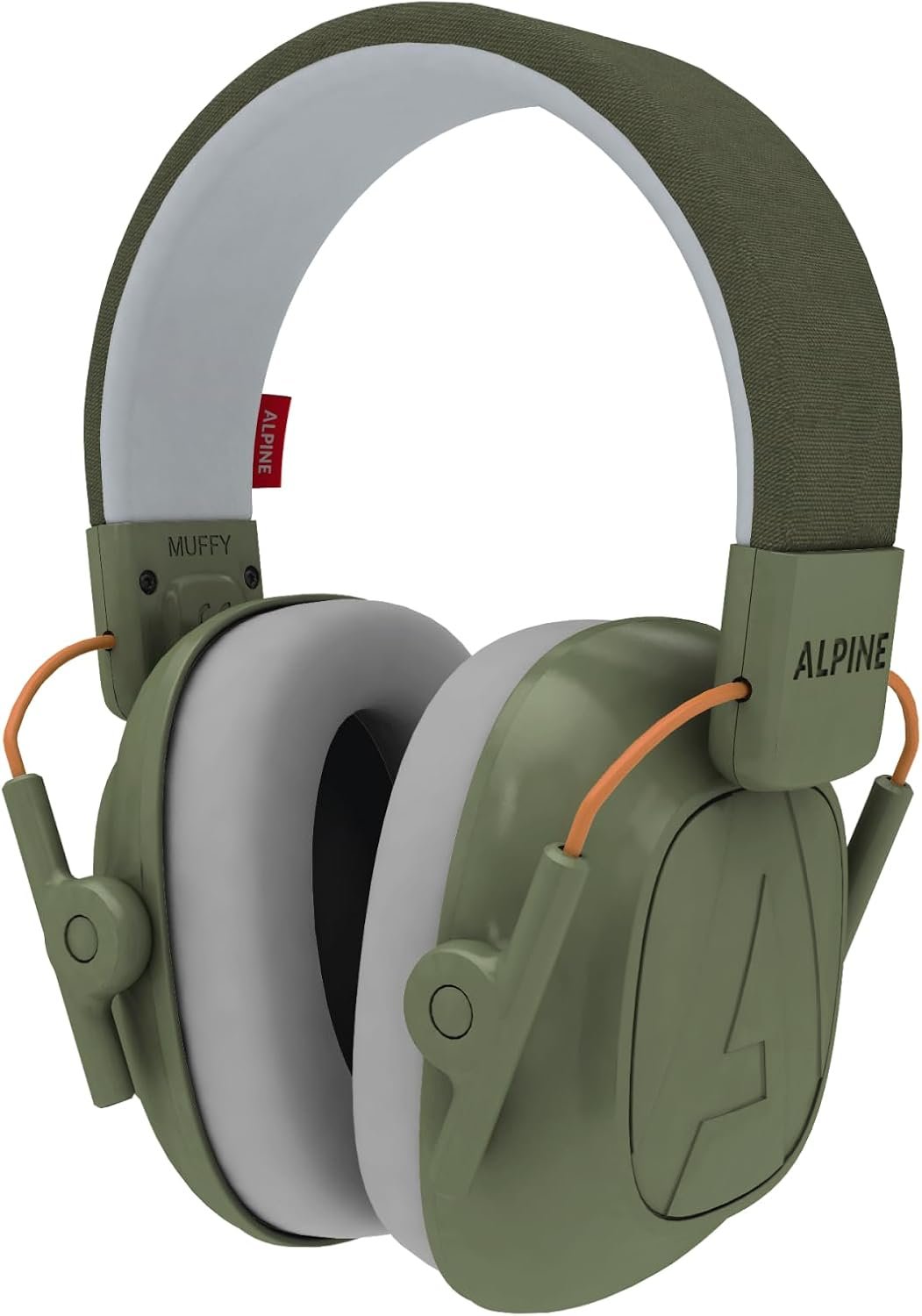 Alpine Muffy Kids – Hearing Protection – CE & ANSI Certified – Adjustable for Ages 3-16 years – Noise Cancelling Headphones – 25dB Sound Reduction Ideal for Protection and Concentration Aid – Green