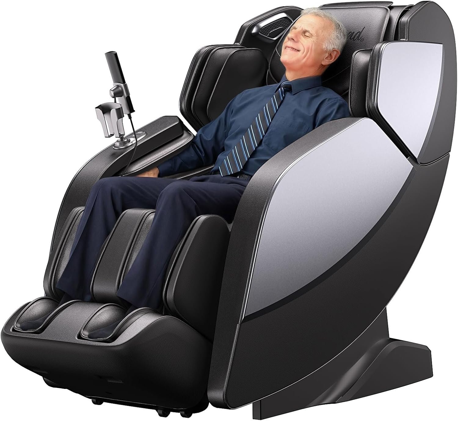 BOB AND BRAD iMaster Pro 4D Full Body Massage Chair SL-Track Recliner | 166° True Zero Gravity, Patented SL-Track & Heat, Voice Control, Co-Designed with PTs, Auto-Extend Calf for Users up to 6’3″