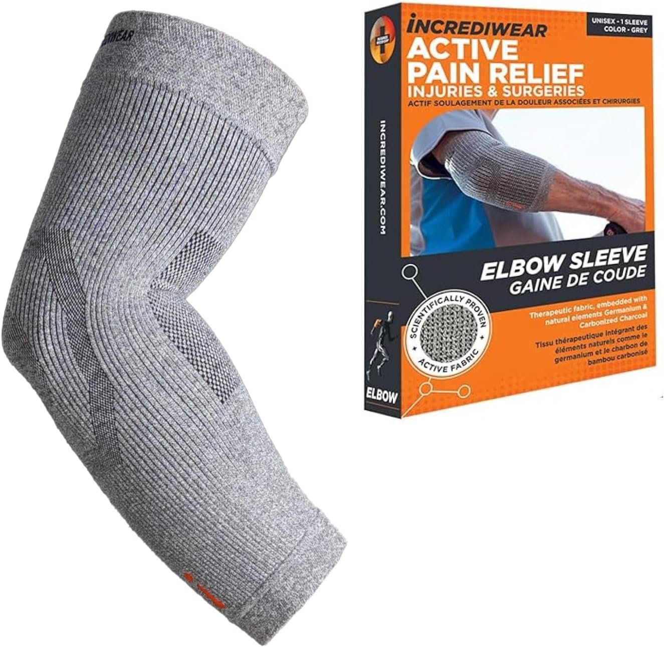 Incrediwear Elbow Sleeve – Elbow Brace for Elbow Support, Joint Pain Relief, Inflammation Relief, and Circulation, Tendonitis, Golf and Tennis Elbow Brace for Women and Men