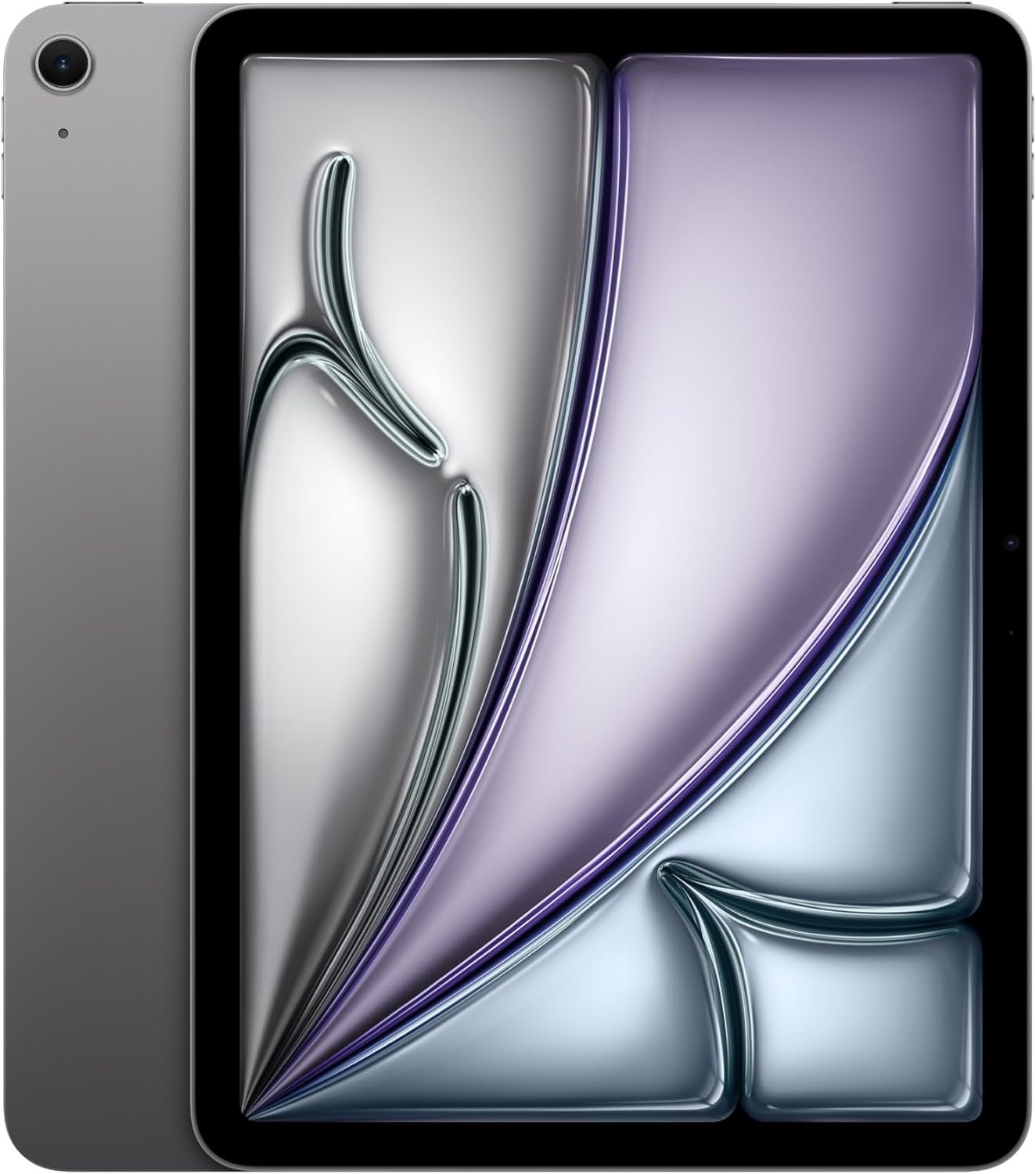 Apple iPad Air 11-inch (M2): Built for Apple Intelligence, Liquid Retina Display, 512GB, 12MP Front/Back Camera, Wi-Fi 6E, Touch ID, All-Day Battery Life — Space Gray