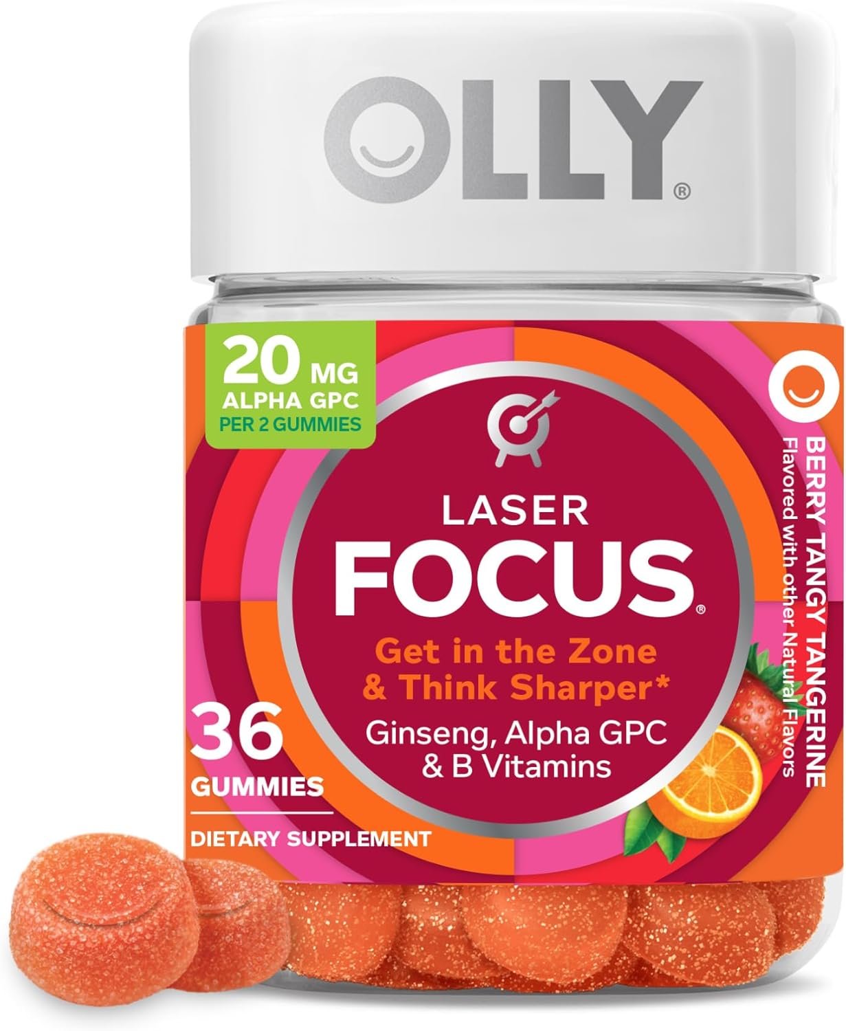 OLLY Men’s Multi Gummies, Supports Overall Wellness,* Vitamins A, C, D, E, Bs & Zinc, Blackberry Blitz Flavored, 65 Day Supply – 130 Count
