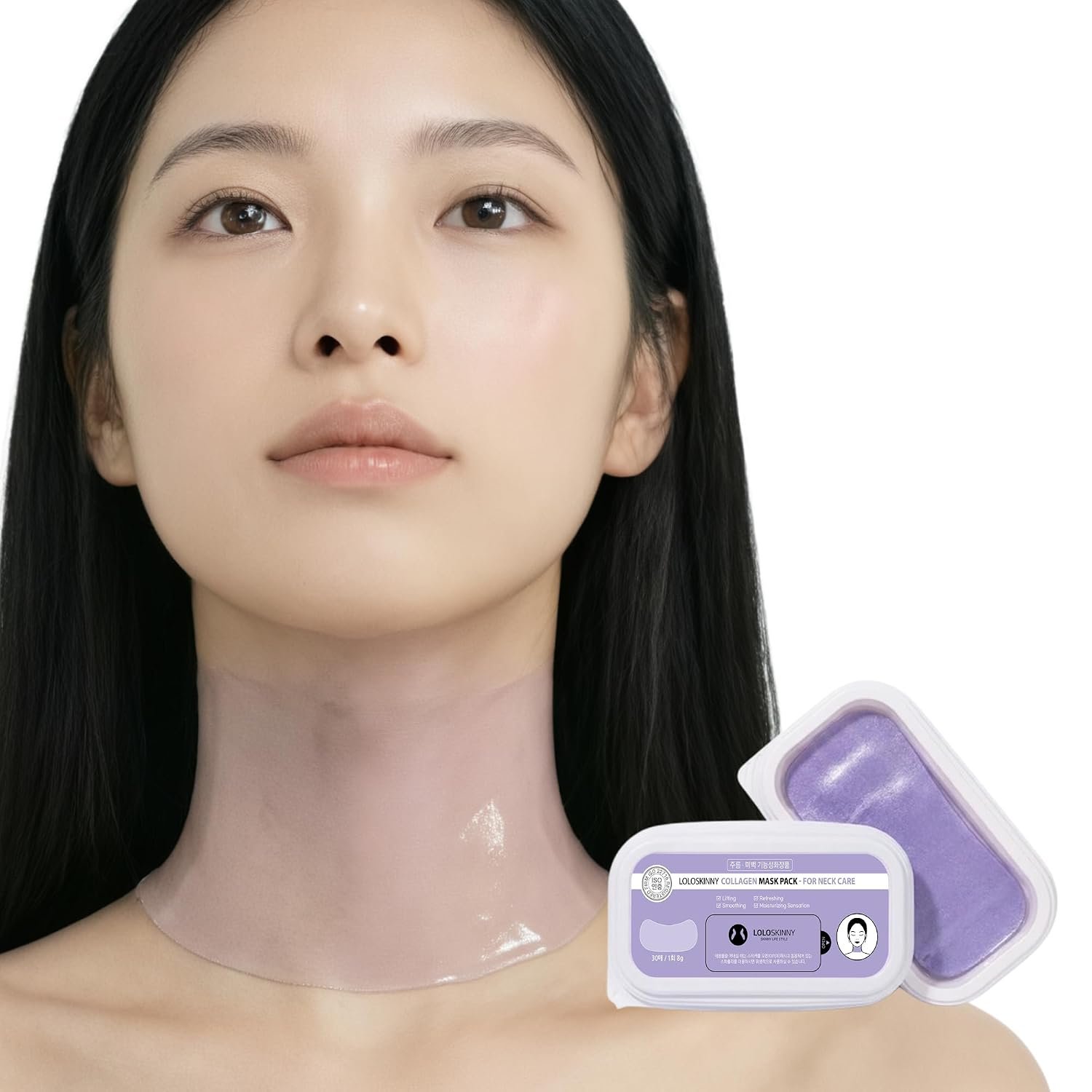 Hydrogel Collagen Neck Mask – Bulk Pack for Daily Korean Skin Care Routine – Melting Essence Gel Patches for Deep Wrinkles & Tech Neck – Anti-Aging, Firming & Radiance (30 Sheets)