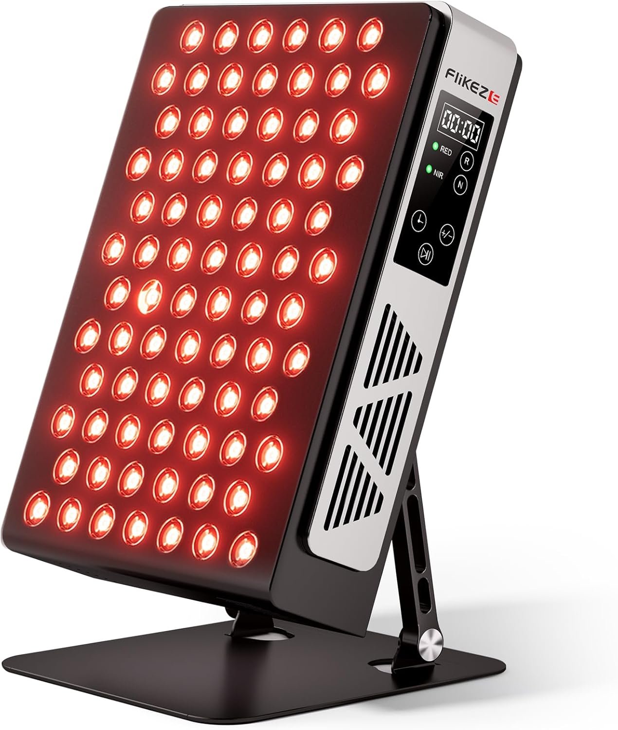 FLIKEZE 2026 Upgraded Red Light Therapy for Body Face, Dual Chip 660nm 850nm Red Light Panel with 3 Modes, Dimmable & Timer, Infrared Light Therapy for Home Office Gym, Basic 78 LEDs