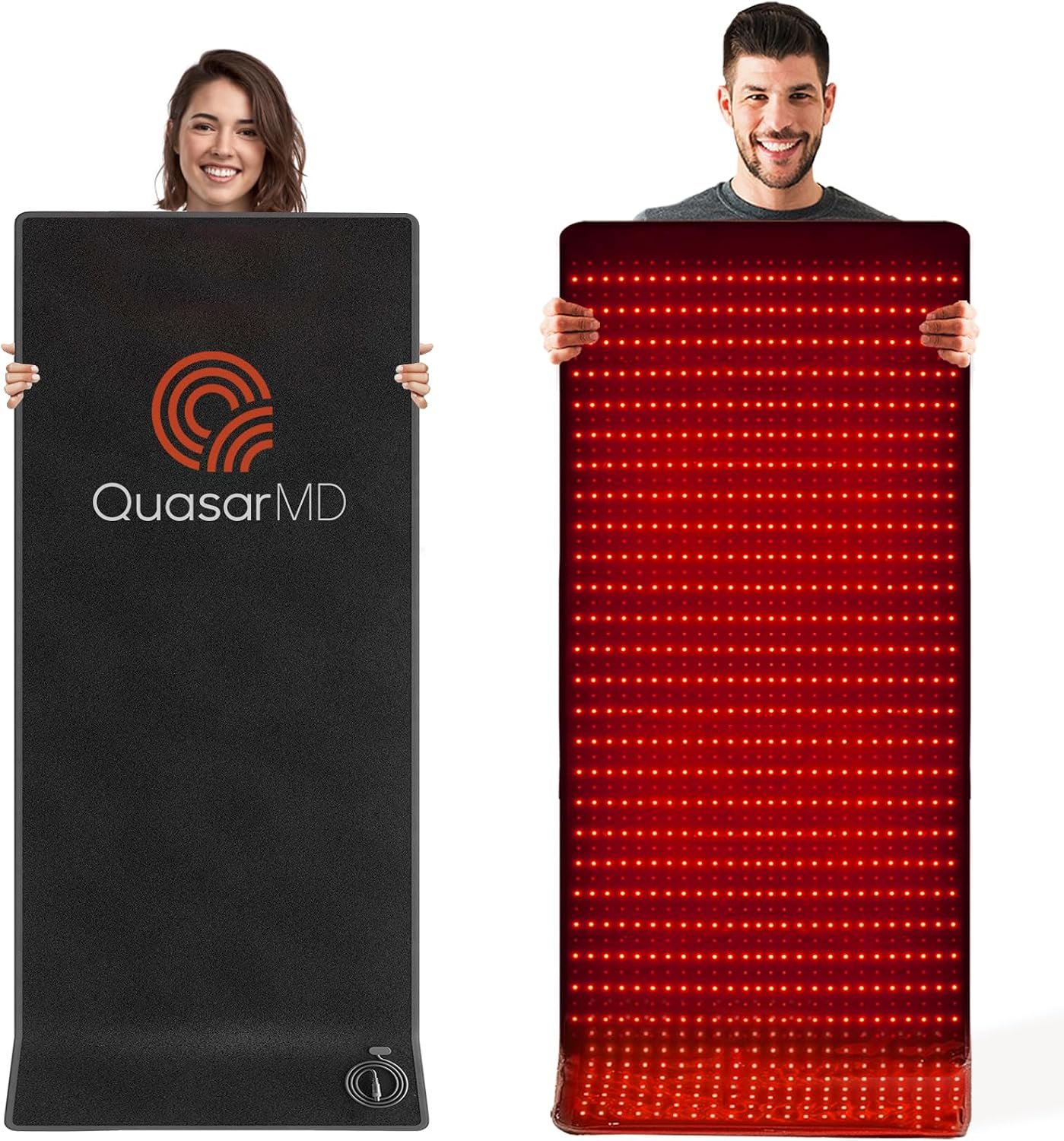 QuasarMD Infrared Red Light Therapy Mat- 1440 pcs Professional SMD LED Chips – 660nm & 850nm Wavelengths, Pain Relief, Enhances Recovery, Whole Body Care, Sleep Improvement & Energy Boost
