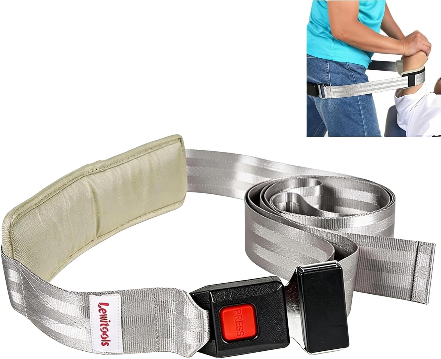 Mulligan Mobilization Belt 8ft Joint Mobility Strap with Quick-Release Buckle Portable Manual Therapy Aid Wholesale for Hip Shoulder & Spine Movement Improvement