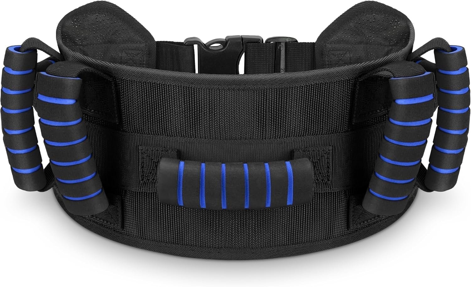 Gait Belt for Seniors with Handles, Gate Belts Medical with Quick Release Latch – Elderly Physical Therapy Transfer Belt for Lifting Seniors,Patients,Disabled(Blue)