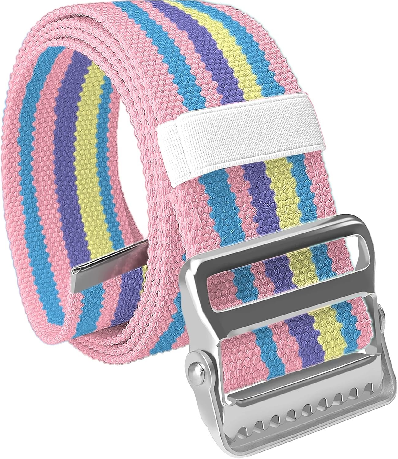 ASA TECHMED Gait Belts for Seniors, Belt to Lift Elderly Standing Assist Aid Quick Release Buckle for Caregivers, Nurses, Home Health Aides, Physical Therapists – 60″ Pastel