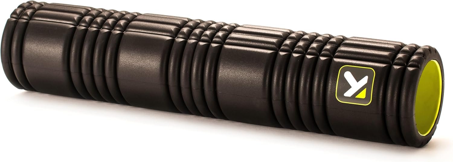 TriggerPoint Grid 2.0 Foam Roller for Deep Tissue Massage and Muscle Recovery, 26 Inch Multi-Density EVA with Hollow Core, Supports 500 Pounds, Black