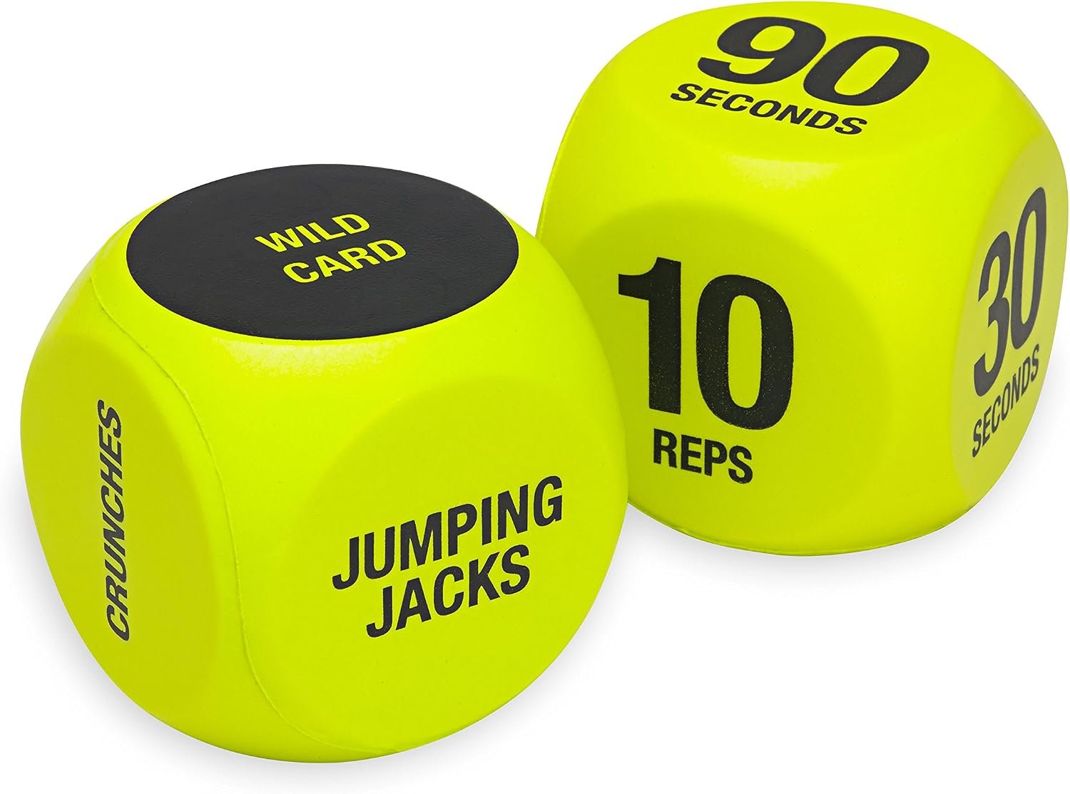 SPRI Exercise Dice, Group Fitness Game, 6-Sided with Carry Bag