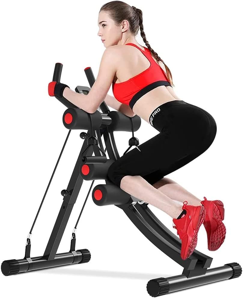 Fitlaya Fitness Core & Abdominal Trainers AB Workout Machine Home Gym Exercise Machine Ab Cruncher Foldable Fitness Equipment