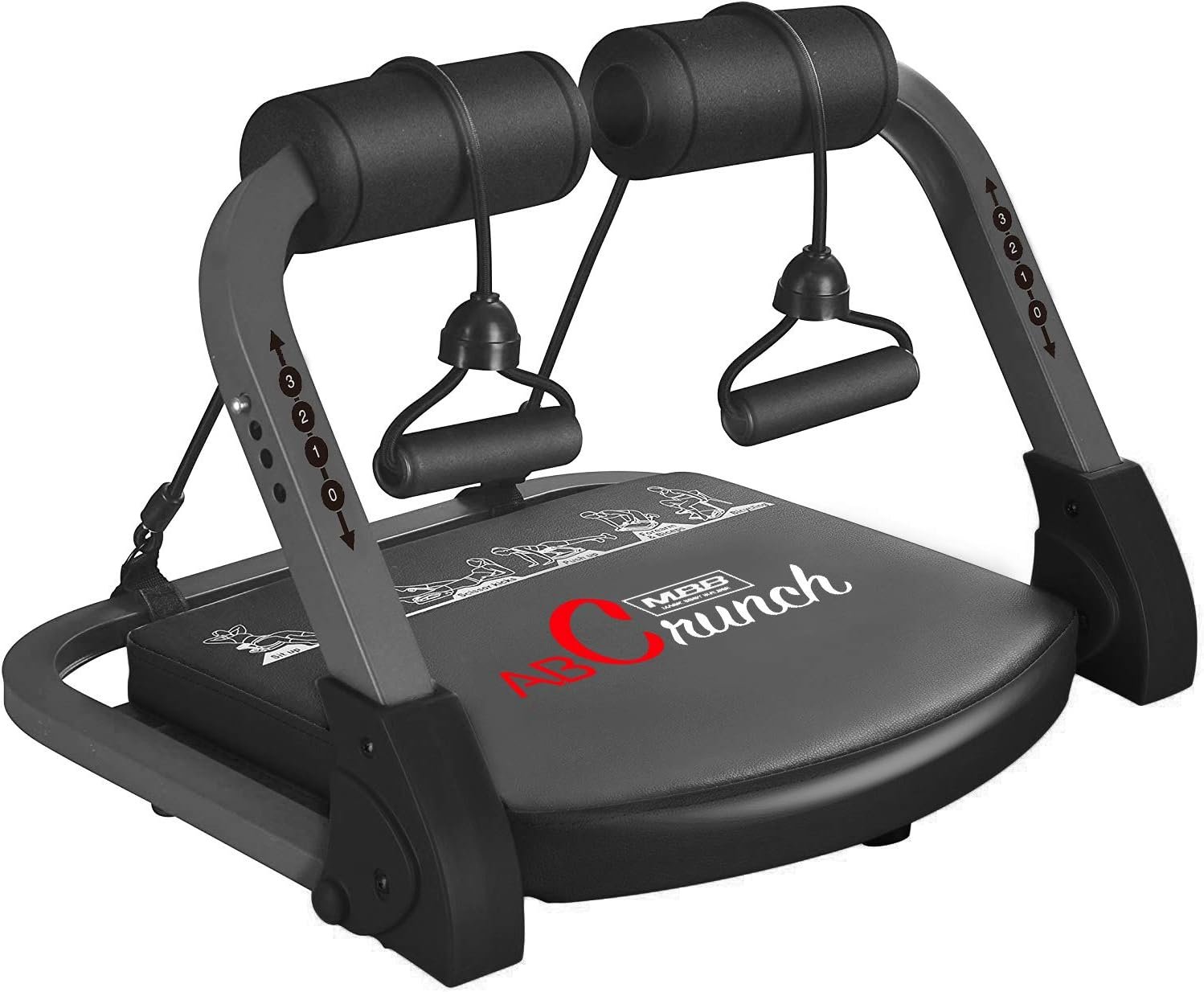 Fitlaya Fitness-abs exercise equipment ab machine for Abs and Total Body Workout, home gym fitness equipment for all ages, ab workout resistance machine.